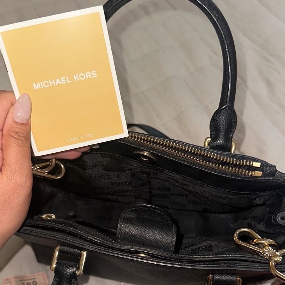 Michael Kors Black Satchel Bag - Picture 2 of 3